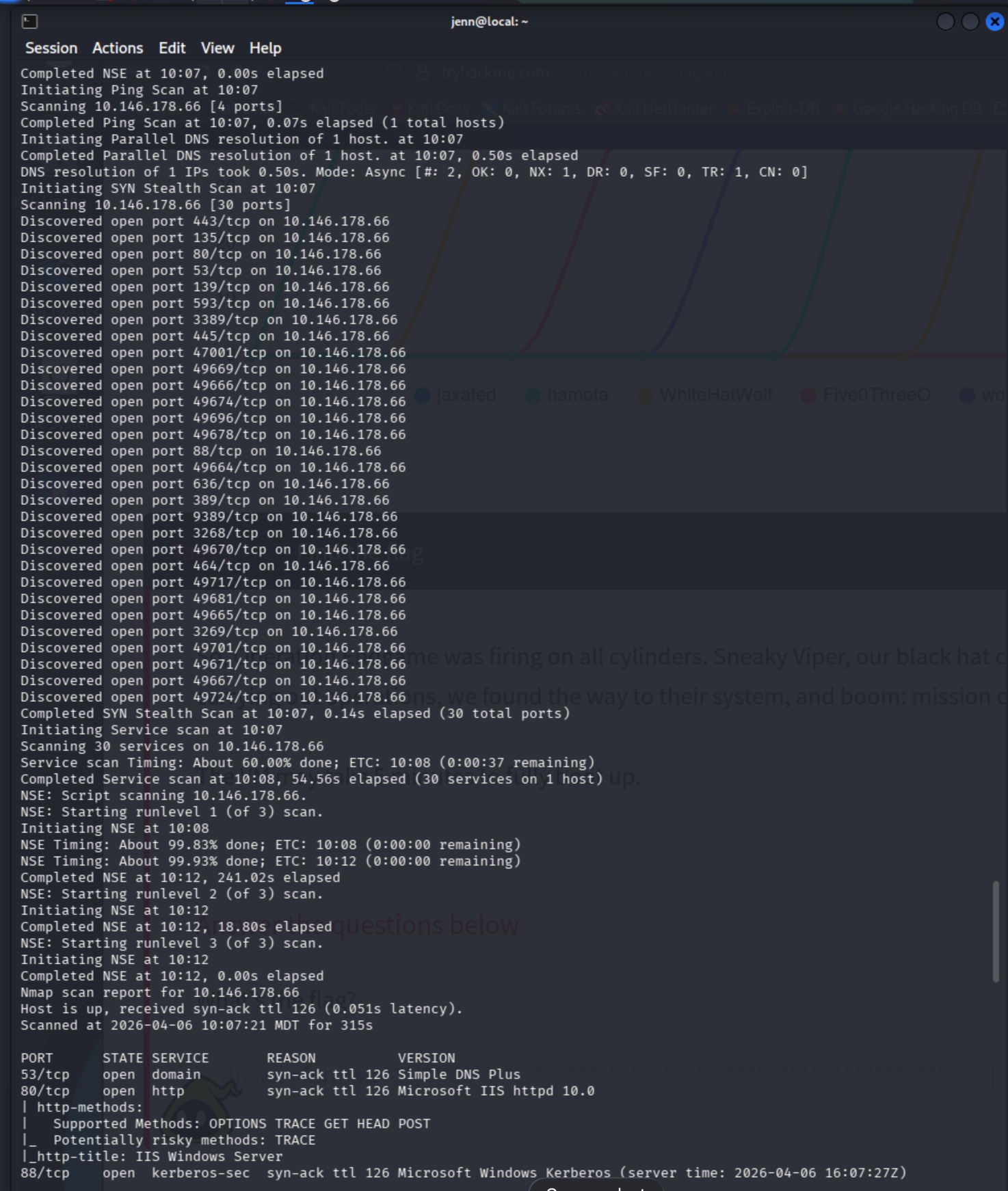 Domain info — thm.local, ad.thm.local, Windows Server 2019